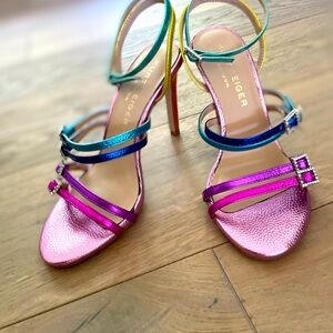 Kurt Geiger London Pierra Multi-Colored  Strappy Sandal